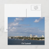 フォートローダーデールベイエリア、フォートローダーデール ポストカード (正面/裏面)