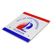 フォートローダーデール州旗 タイル (側面)