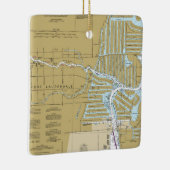 フォートローダーデール航海のチャート セラミックオーナメント (右)