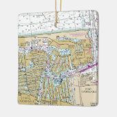 フォートローダーデール航海のチャート セラミックオーナメント (左)