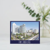 フォートローダーデール、アメリカのヴェネツィア ポストカード (スタンド正面)