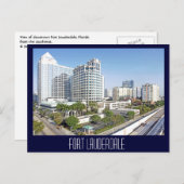 フォートローダーデール、アメリカのヴェネツィア ポストカード (正面/裏面)