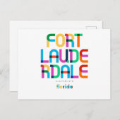 フォートローダーデール・フロリダミッドセンチュリーポップ・アートの、アート、 ポストカード (正面/裏面)