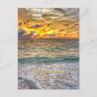 フォートローダーデール，フロリダ – アクアバーン ポストカード