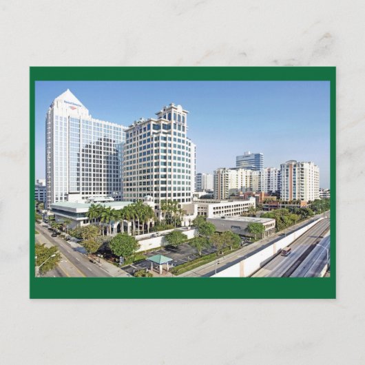 フォートローダーデール、明るい明日の街 ポストカード (正面)