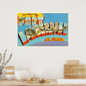 フォートローダーデール#2フロリダFL古旅行お土産 ポスター (キッチン)