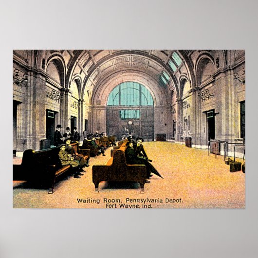 フォートワイン，インディアナ州ペンシルバニア補給所1915 ポスター (正面)