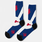 フォートワイン（インディアナ州）市旗 ソックス (左)