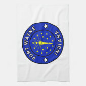 フォートワイン・インディアナ キッチンタオル (縦)