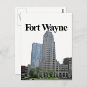 フォートワイン・インディアナ・スカイラインとフォートワイン・イン・ザ・スカイ ポストカード (正面/裏面)