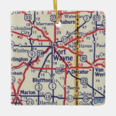 フォートワインINヴィンテージマップ セラミックオーナメント (正面)