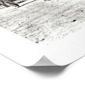 フォートワースのダウンタウンにある都市間鉄道車両テキサス州P ポスター (角)