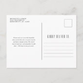 フォートワースの動く発表 |スタイル設定されたスカイライン ポストカード (裏面)