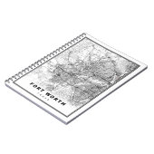 フォートワースの地図 ノートブック (左側)