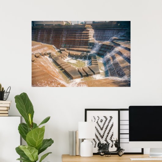 フォートワースウォーターガーデンズ ポスター (ホームオフィス)