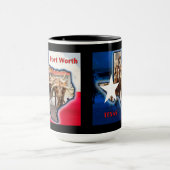フォートワースストックヤードテキサス州ブラック、マグカップ マグカップ (中央)