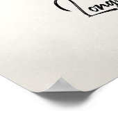 フォートワーステキサス州カラフルロングホーン ポスター (角)