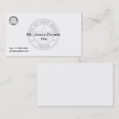 フォートワーステキサス州シ素晴らしール 名刺 (正面/裏面)