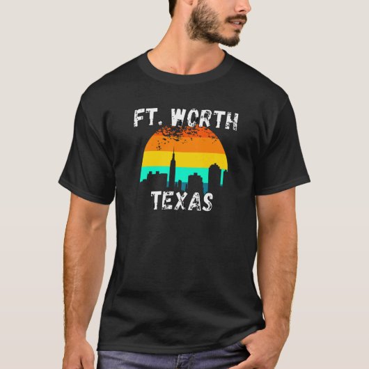 フォートワーステキサス州テキサス州シティ2 Tシャツ (正面)
