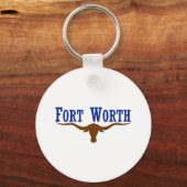 フォートワーステキサス州国旗 キーホルダー (正面)