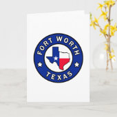 フォートワーステキサス州 カード (黄色い花)