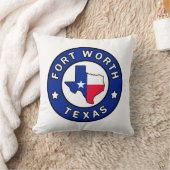 フォートワーステキサス州 クッション (ブランケット)