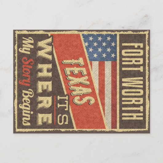 フォートワーステキサス州 ポストカード (正面)