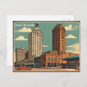 フォートワーステキサス州 ポストカード (正面/裏面)