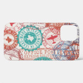 フォートワーステキサス州:旅行切手。 Case-Mate iPhoneケース (裏面 (横))
