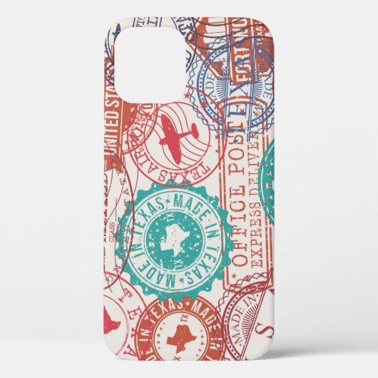 フォートワーステキサス州:旅行切手。 Case-Mate iPhoneケース (裏面)