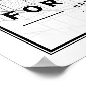 フォートワーステキサス州USAトラベルシティマップポスター ポスター (角)