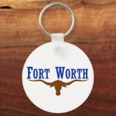 フォートワース国旗 キーホルダー (正面)