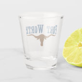 フォートワース州旗 ショットグラス (裏面)