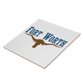 フォートワース市旗 タイル (側面)