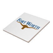 フォートワース市旗(テキサス州) タイル (側面)