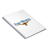 フォートワース市旗(テキサス州) ノートブック (右側)