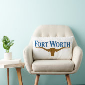 フォートワース市旗(テキサス州) ランバークッション (椅子)