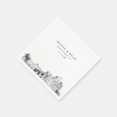 フォートワース結婚ズ紙カクテルナプキン スタンダードカクテルナプキン (角)