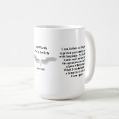 フォートワース詩ソサエティーコーヒーマグ コーヒーマグカップ (正面右)