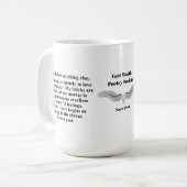 フォートワース詩ソサエティーコーヒーマグ コーヒーマグカップ (正面左)