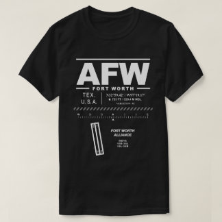 フォートワース・アライアンス空港 AFW USAA Tシャツ