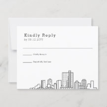 フォートワース、テキサス州結婚ズ |スタイル化されたスカイラインRSVP