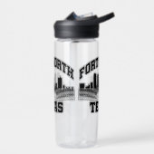 フォートワース，テキサス州 ウォーターボトル (左面)