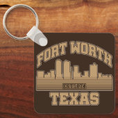 フォートワース,テキサス州 キーホルダー (正面)