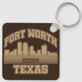 フォートワース,テキサス州 キーホルダー (裏面)