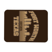 フォートワース，テキサス州 マグネット (横)