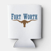 フォートワース(テキサス州)市旗 缶クーラー (裏面)