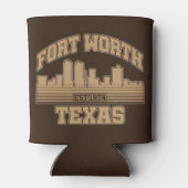 フォートワース，テキサス州 缶クーラー (裏面)