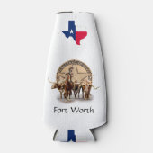 フォートワースLonghorns & Trail of Fameボトルクール ボトルクーラー (正面)
