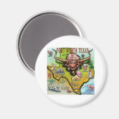 フォートワースTX マグネット (正面/裏面)